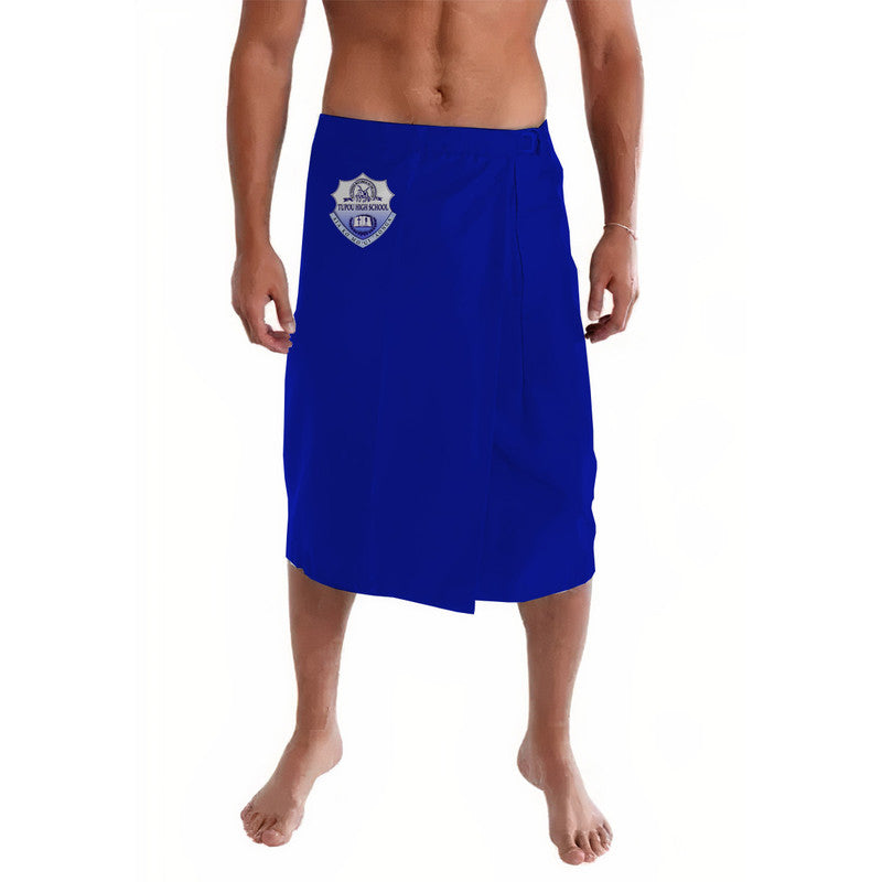 Tonga Tupou High School Lavalava Original Style - Blue