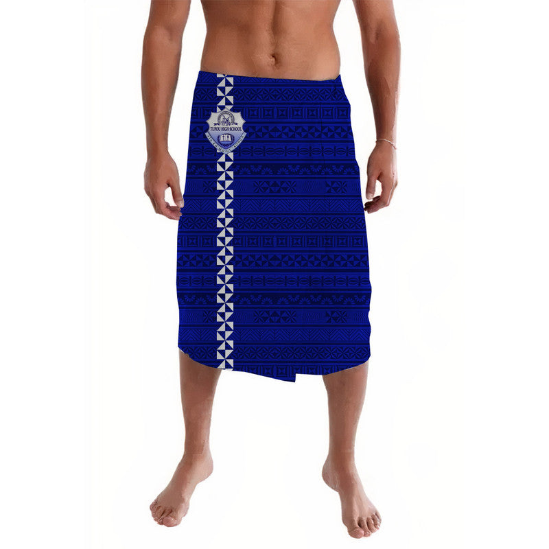 Tonga Tupou High School Lavalava Simple Tongan Style - Blue