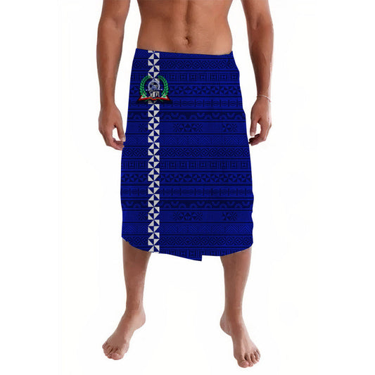 Tonga Tupou Tertiary Institute Lavalava Simple Tongan Style - Blue