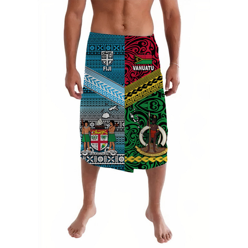 Vanuatu And Fiji Lavalava Together - Bright Color