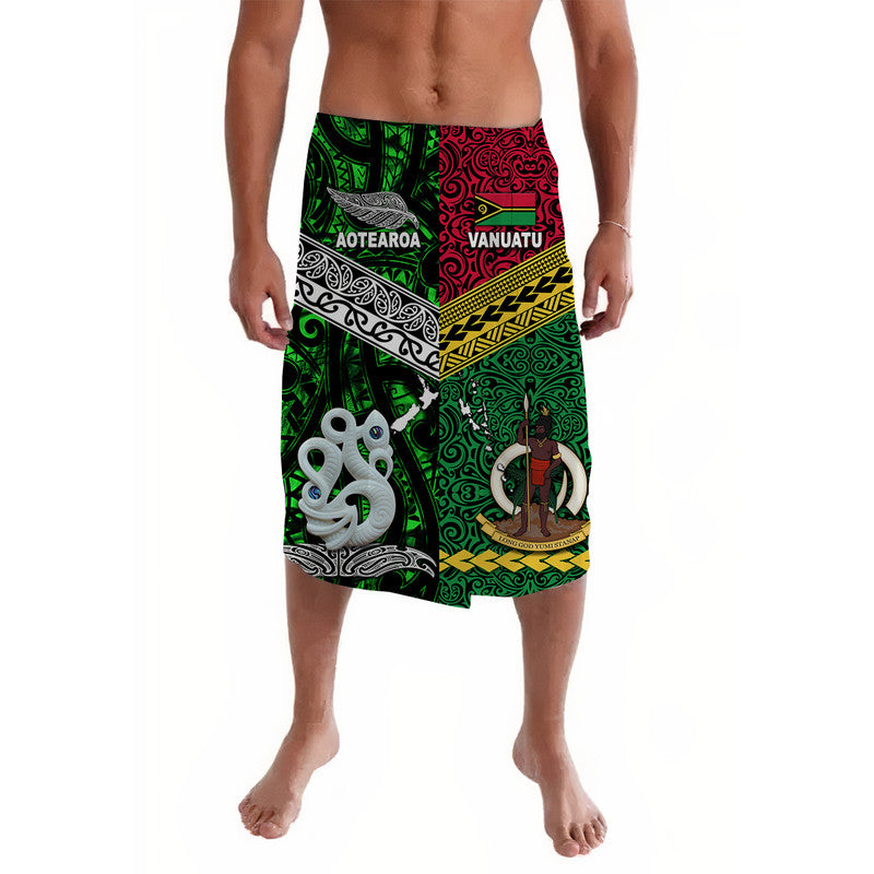 Vanuatu And New Zealand Lavalava Together - Green