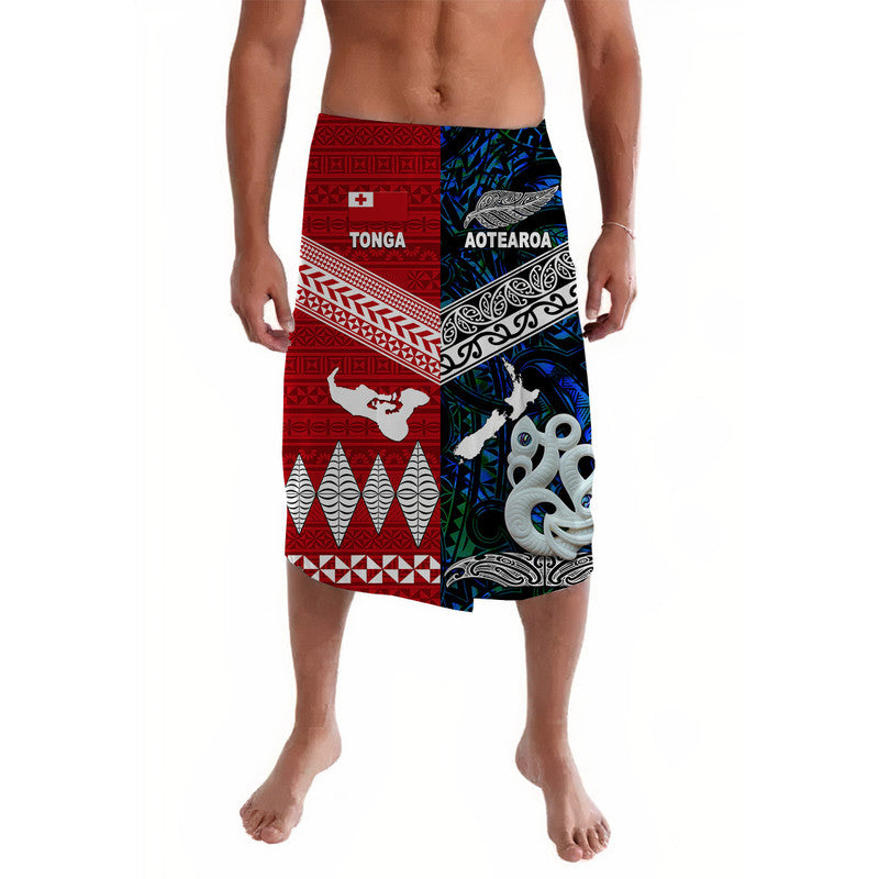 New Zealand Maori Aotearoa Tonga Polynesian Together Lavalava - Blue