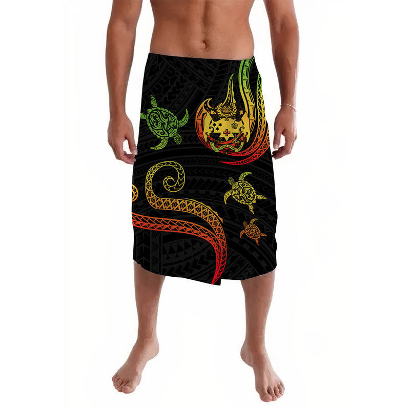 Tonga Polynesian Lavalava Turtle With Pattern Reggae