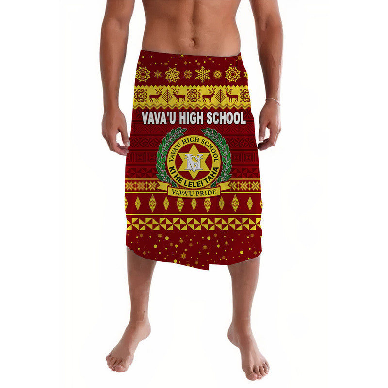 Tonga Vava u High School Christmas Lavalava Simple Style - Maroon