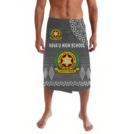 Tonga Vava u High School Lavalava Simple Style - Full Grey