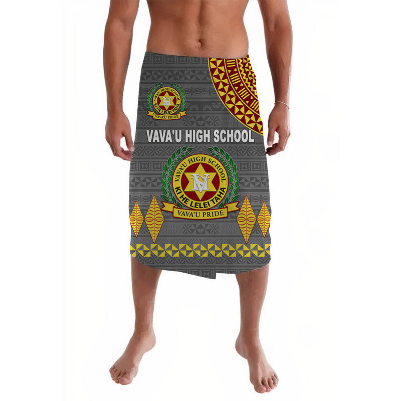 Tonga Vava u High School Lavalava Simple Style - Grey