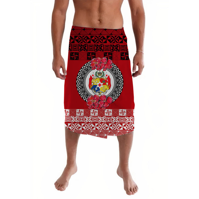 Tonga Emancipation Day Tupenu Independence Day - Simple Ngatu Heilala Flower - Red