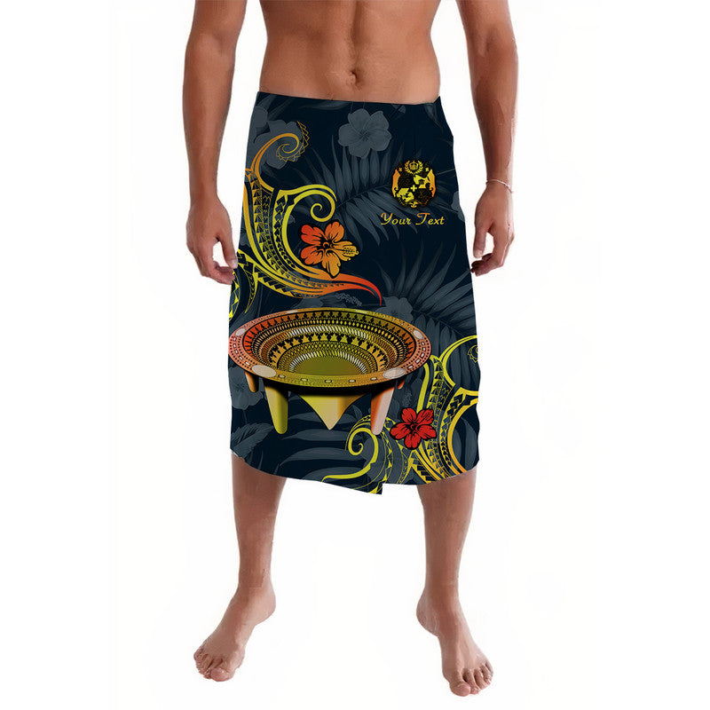 (Custom Personalised) Tonga Kumete Kava Bowl Lavalava Sila Vibes - Gradient
