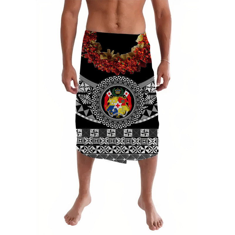 Tonga Emancipation Day Tupenu Independence Day - Fancy Kahoa Heilala Flower - Black