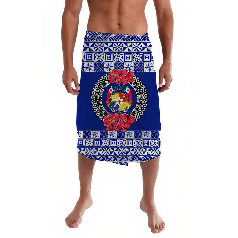 (Custom Personalised) Tonga Emancipation Day Tupenu Independence Day - Simple Ngatu Heilala Flower - Blue