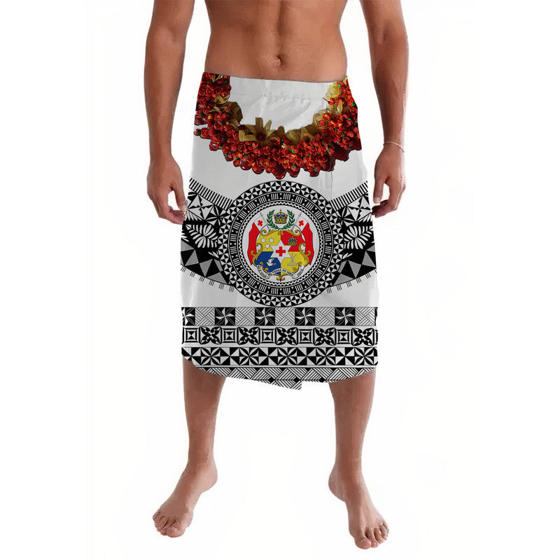 Tonga Emancipation Day Tupenu Independence Day - Fancy Kahoa Heilala Flower - White Black