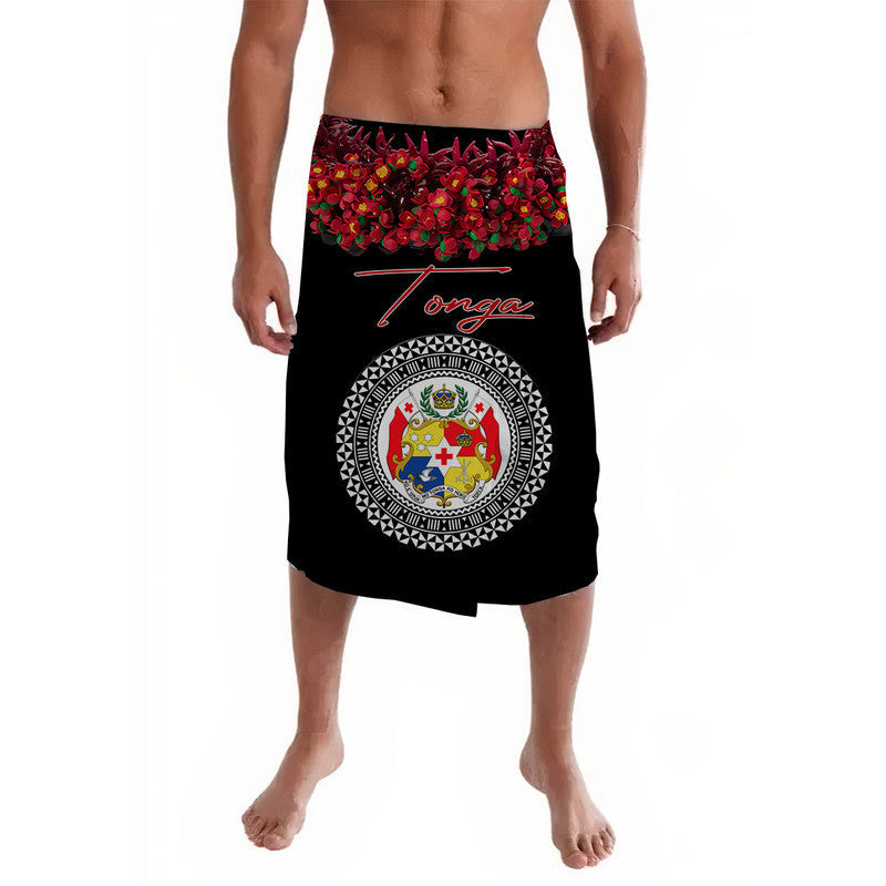 (Tonga Emancipation Day Tupenu Independence Day - Unique Kahoa Heilala Flower - Black