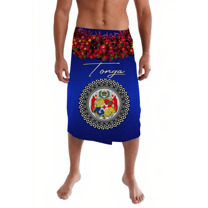 (Custom Personalised) Tonga Emancipation Day Tupenu Independence Day - Unique Kahoa Heilala Flower - Blue