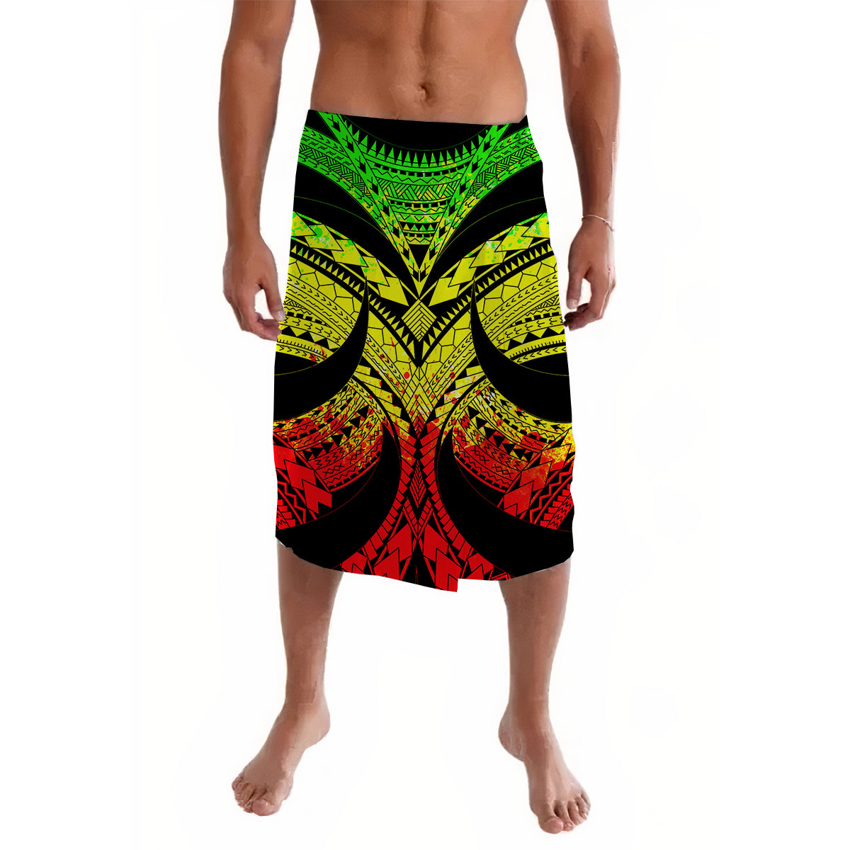 Polynesian Tribal Samoa Tattoo Reggage Lavalava