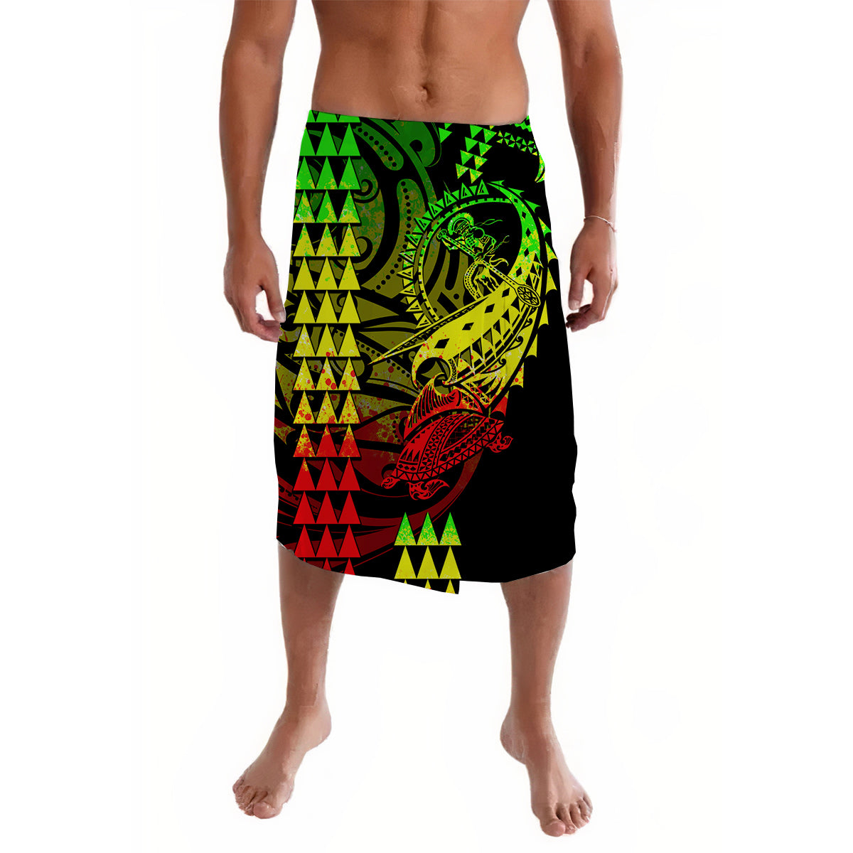 Hawaii Polynesian Warrior Kakau Lavalava-Reggage No.2