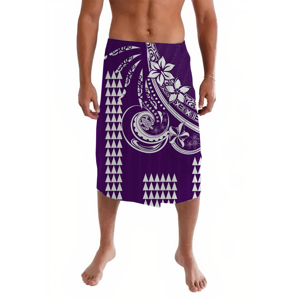Kakau Hawaiian Polynesian Lavalava Purple