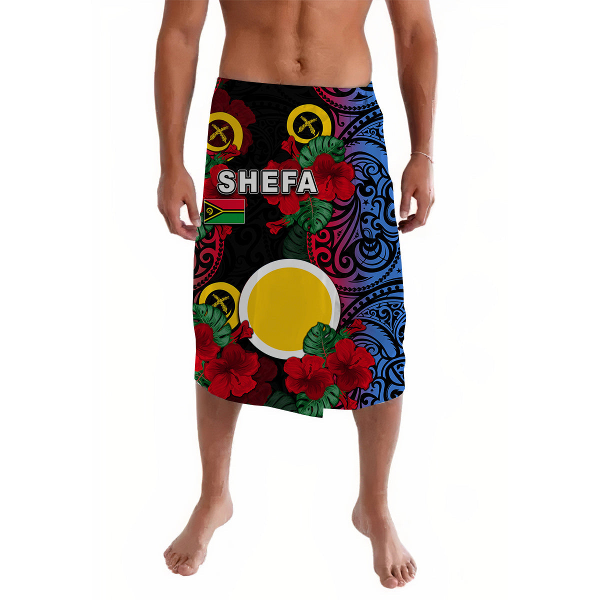 Vanuatu Shefa And Hibiscus Lavalava