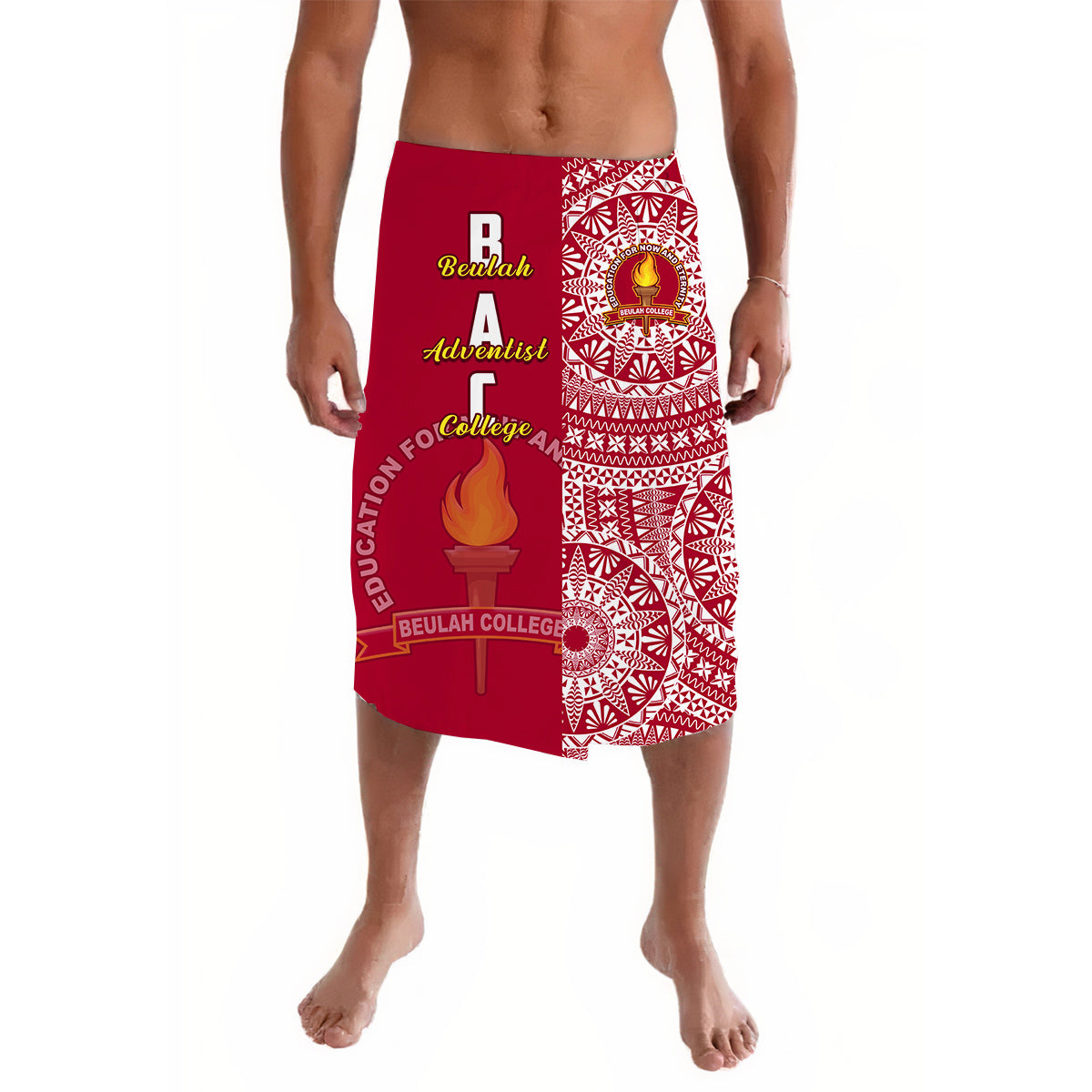 Beulah Tonga College Lavalava Tongan Ngatu Pattern