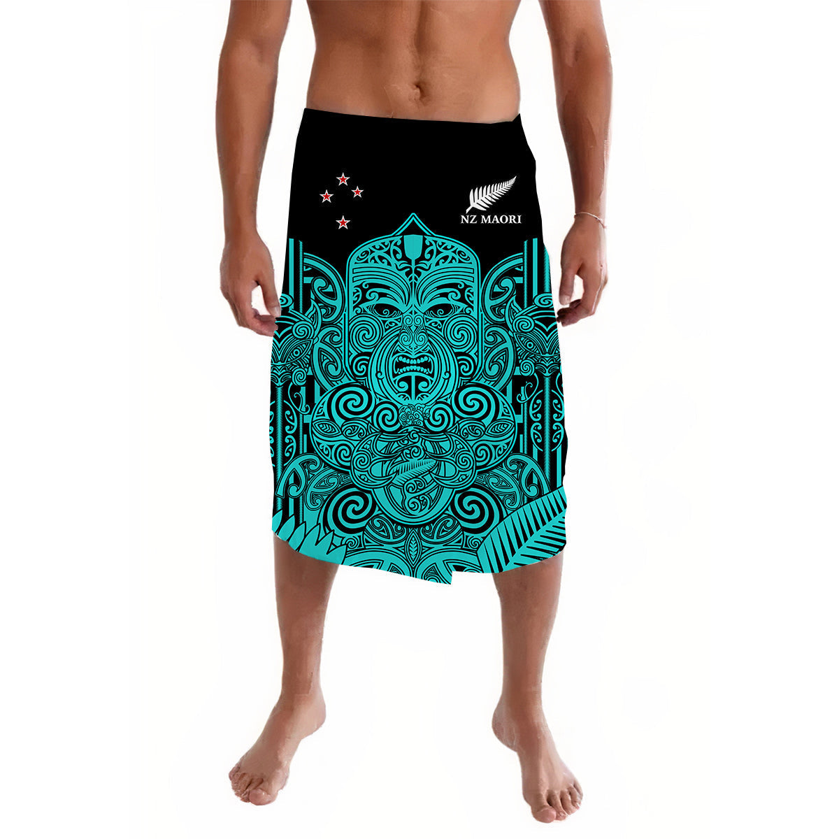 New Zealand Tiki Rugby Lavalava NZ Maori Koru Pattern Ver.02