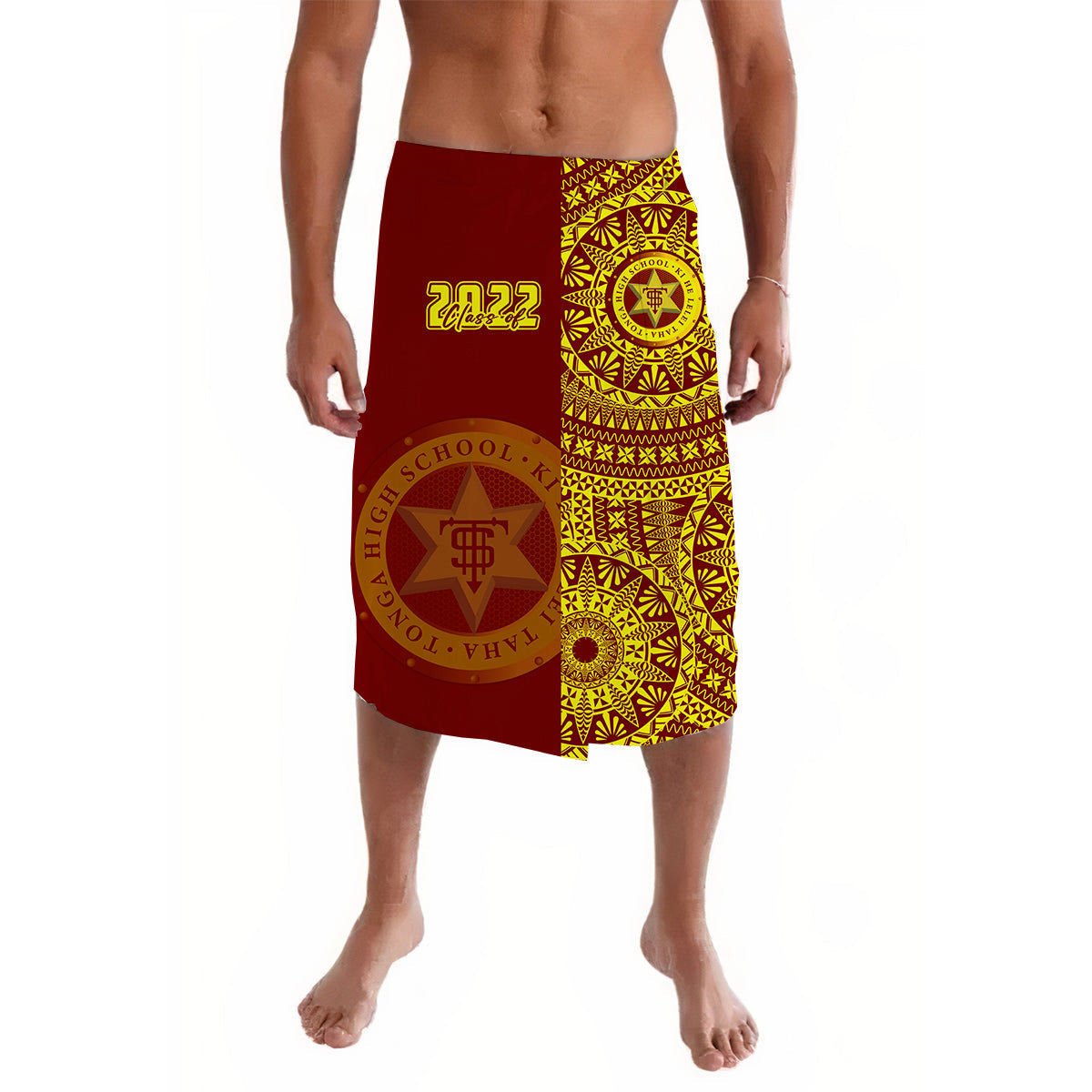 (Custom Your Class Year) Tonga High School Lavalava Class Of Year Tongan Ngatu Pattern