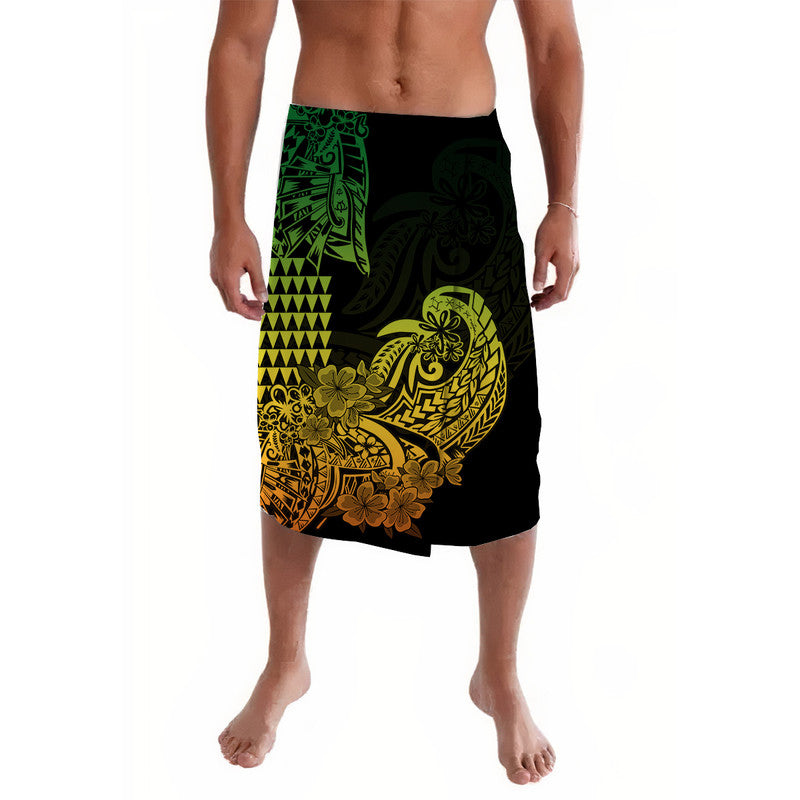 Hawaii Kakau Lavalava Polynesian Floral Tribal Reggae Version