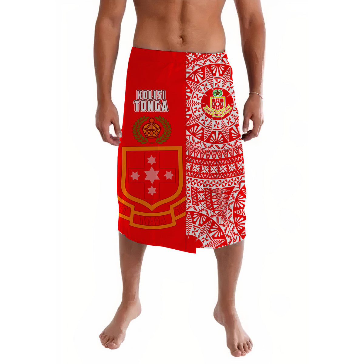 Kolisi Tonga High School Lavalava Tongan Ngatu Pattern