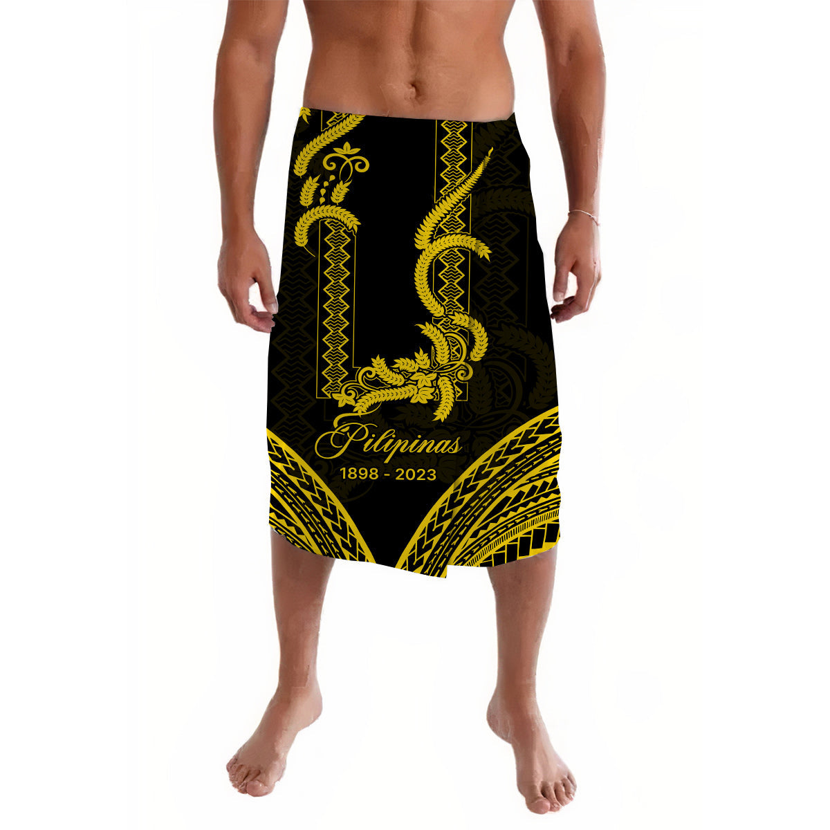 Philippines Independence Day Lavalava Pechera With Side Barong Patterns