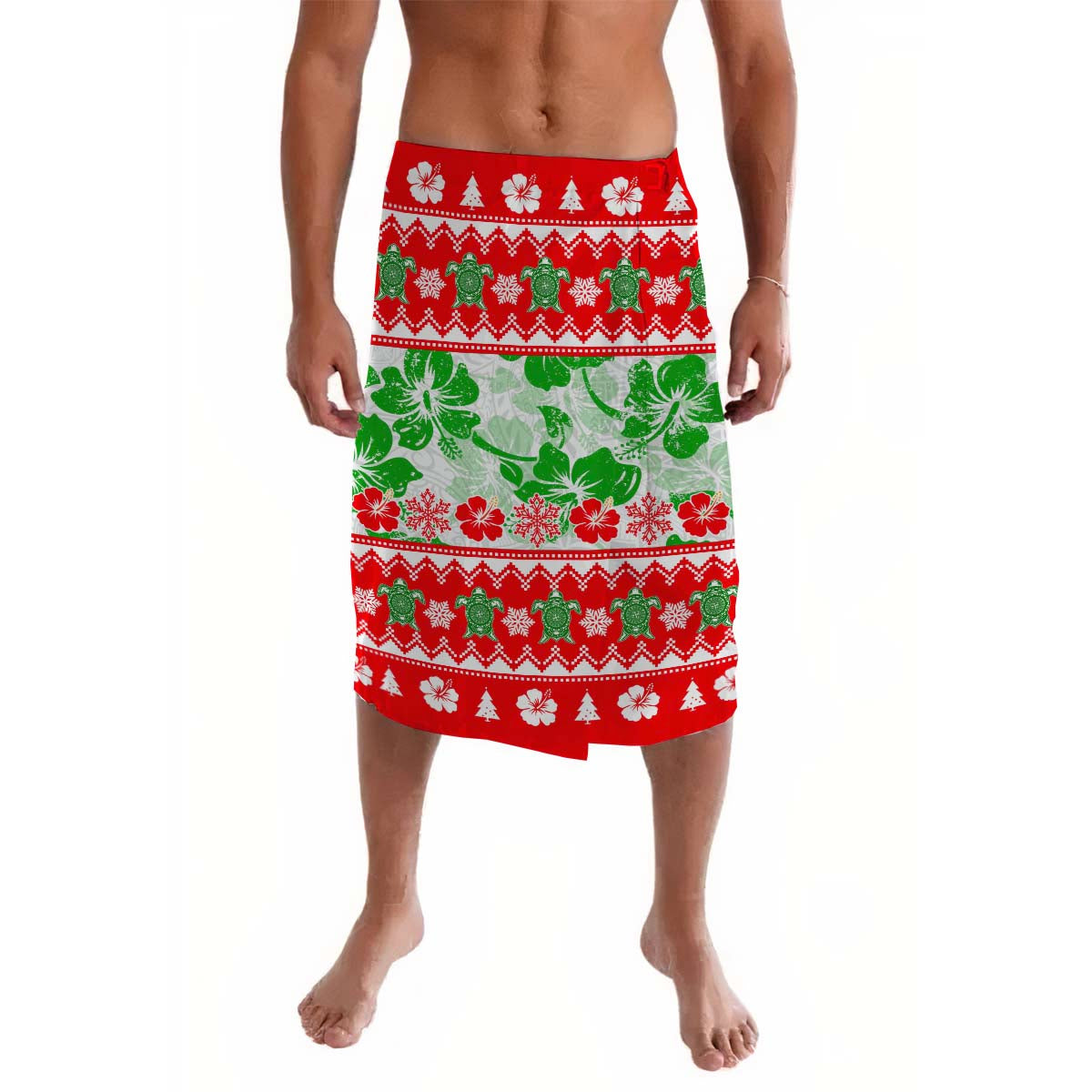 Polynesian Hawaiian Christmas Lavalava Style
