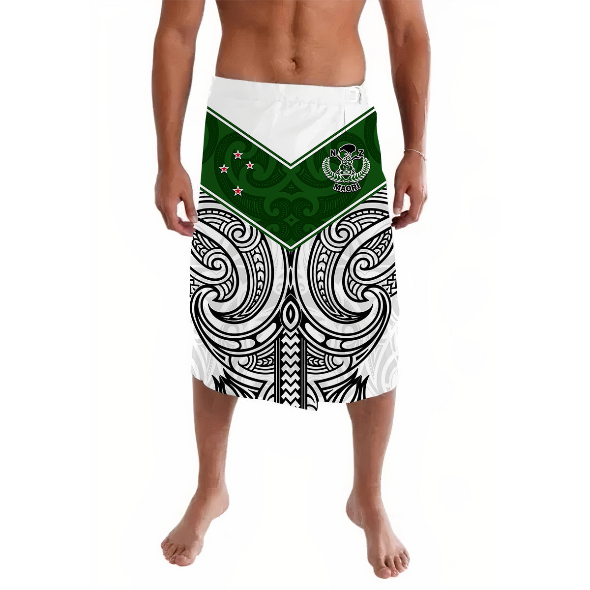 New Zealand Silver Fern Rugby Lavalava Maori Pacific