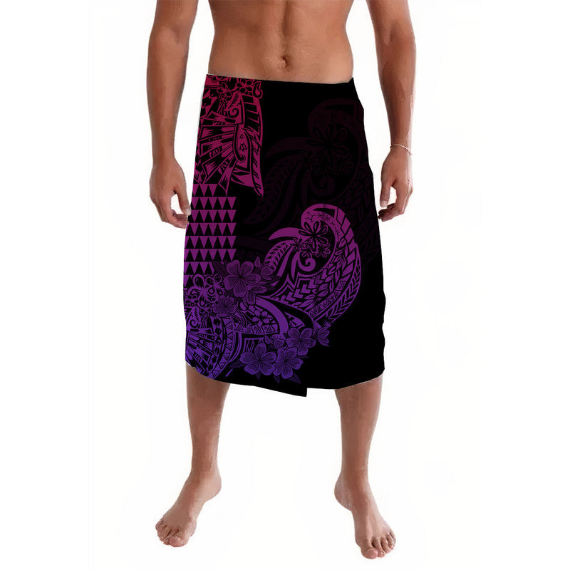 Hawaii Kakau Lavalava Polynesian Floral Tribal Gradient Version