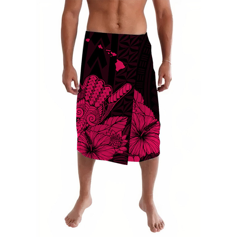 Hawaii Shaka Sign Lavalava Pink Version
