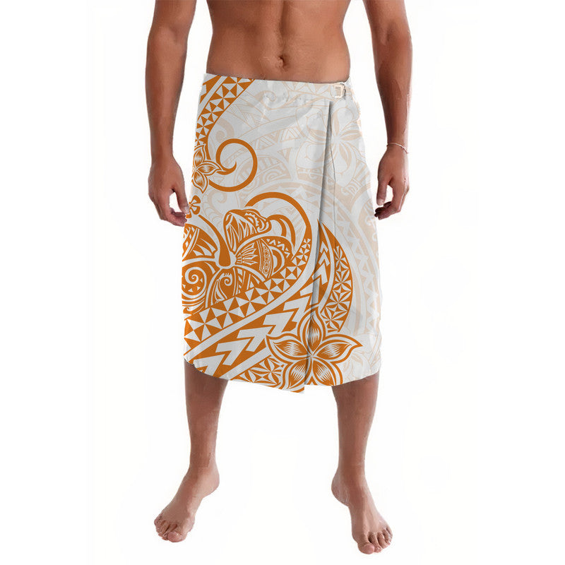 Polynesian Tribal Tattoo Retro Lavalava Gold Screen Color