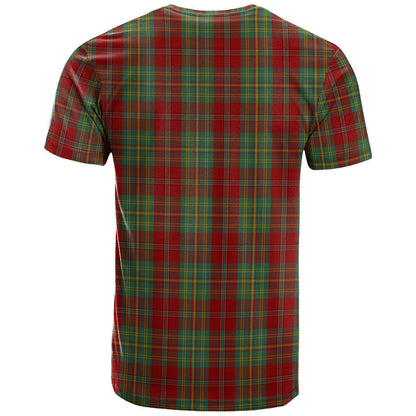 Printivon Leask Clan DNA In Me Tartan Crest T Shirt