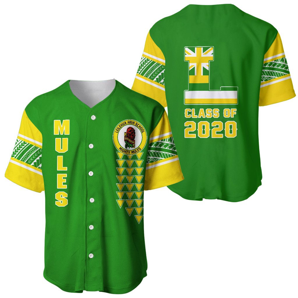 (Personalised) Hawaii Baseball Jersey Leilehua High Custom Your Class Baseball Jersey Shirt AH