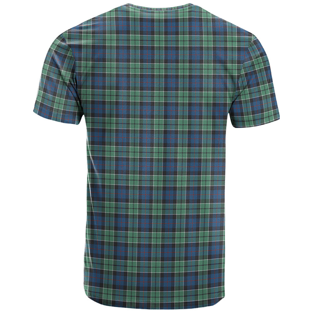 Printivon Leslie Hunting Ancient Clan DNA In Me Tartan Crest T Shirt