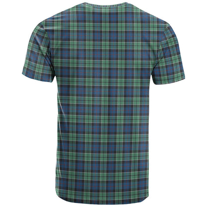Printivon Leslie Hunting Ancient Clan DNA In Me Tartan Crest T Shirt