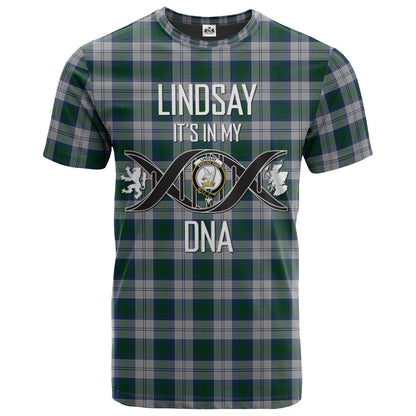 Printivon Lindsay Dress Clan DNA In Me Tartan Crest T Shirt