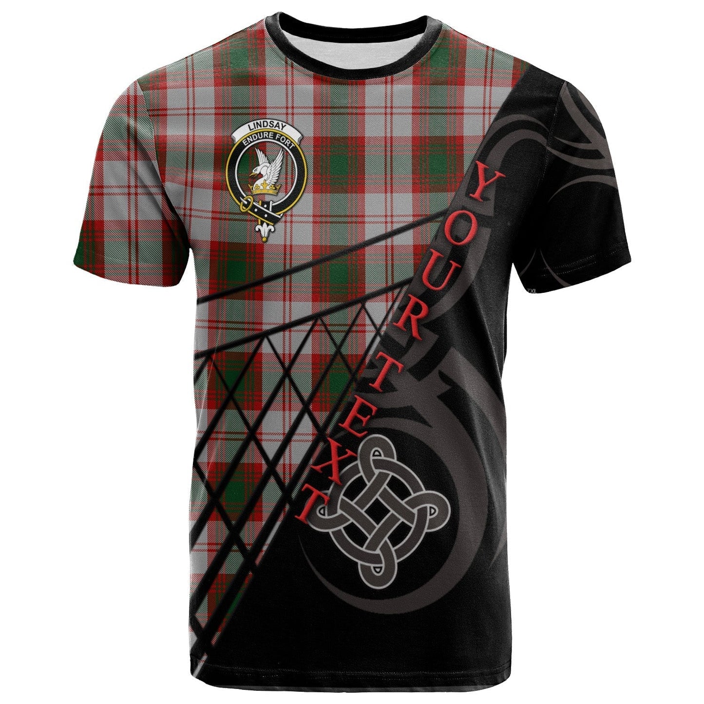 Printivon Lindsay Dress Red T Shirt Pattern Celtic 
