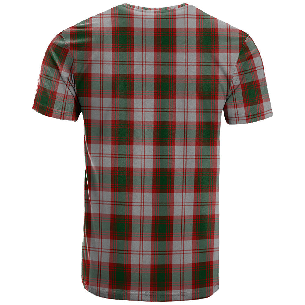 Printivon Lindsay Dress Red Clan DNA In Me Tartan Crest T Shirt