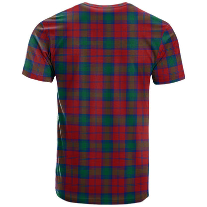 Printivon Lindsay Modern Clan DNA In Me Tartan Crest T Shirt