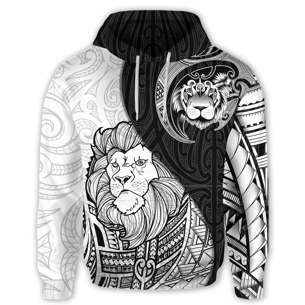Lion Maori Tattoo Pullover Hoodie