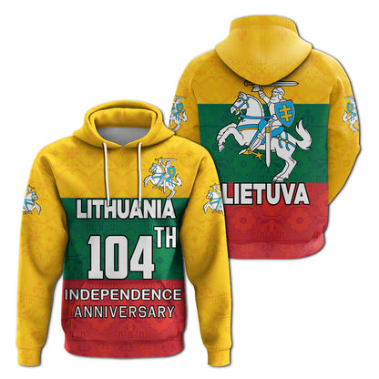 Lithuania 104th Independence Anniversary Hoodie