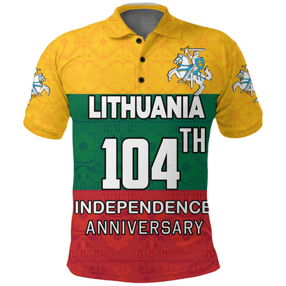 Lithuania 104th Polo Shirt Independence Anniversary