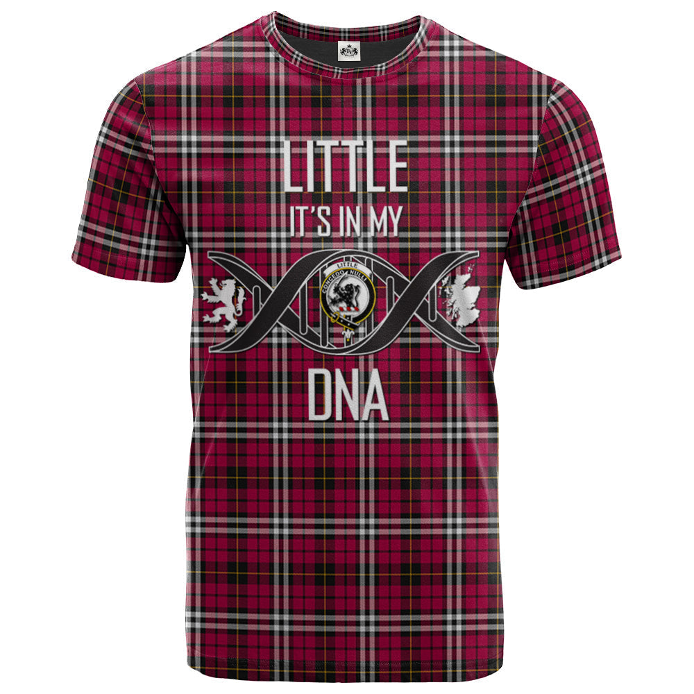 Printivon Little Clan DNA In Me Tartan Crest T Shirt