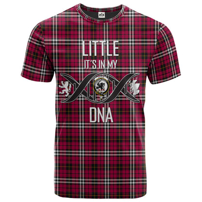 Printivon Little Clan DNA In Me Tartan Crest T Shirt