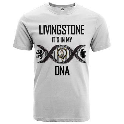 Printivon Livingstone Clan DNA In Me Crest T Shirt
