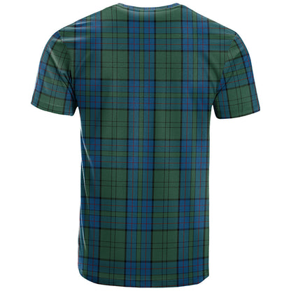 Printivon Lockhart Clan DNA In Me Tartan Crest T Shirt