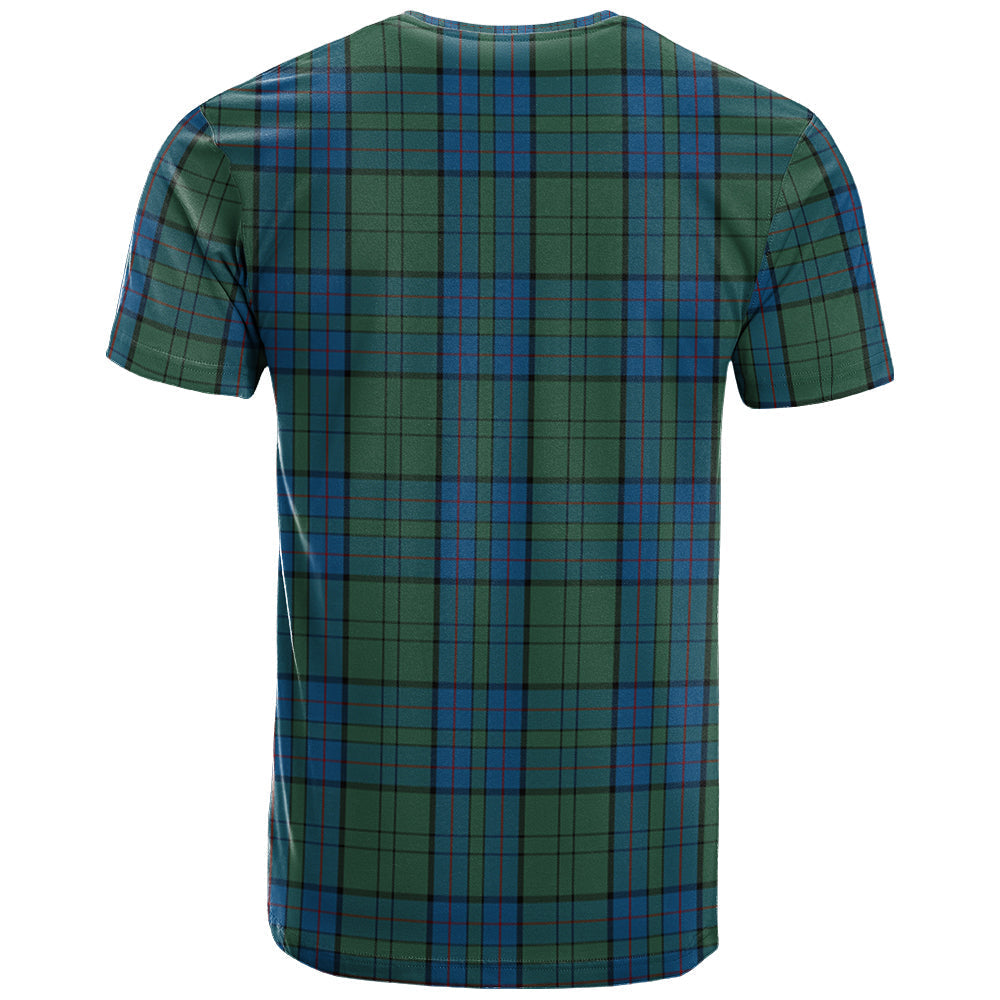 Printivon Lockhart Clan DNA In Me Tartan Crest T Shirt
