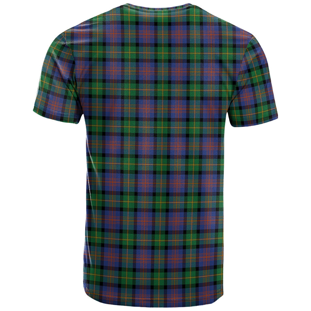 Printivon Logan Ancient Clan DNA In Me Tartan Crest T Shirt