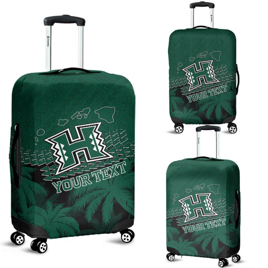 Personalised Hawaii Rainbow Warriors Luggage Cover Laau Pama